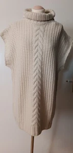 Damenpullunder, Pullunder weiß, Longpullover Größe 40 - Bild 1 von 2
