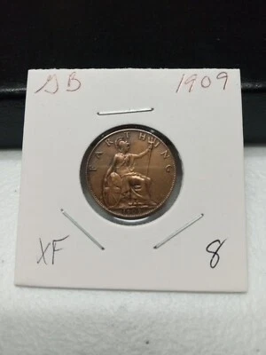 1909 Great Britain Farthing  - Image 1 of 2