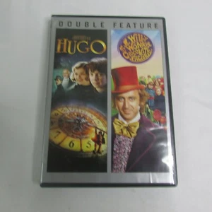 Hugo Willy Wonka & The Chocolate Factory DVD Double Feature 2 Disc - Imagen 1 de 4
