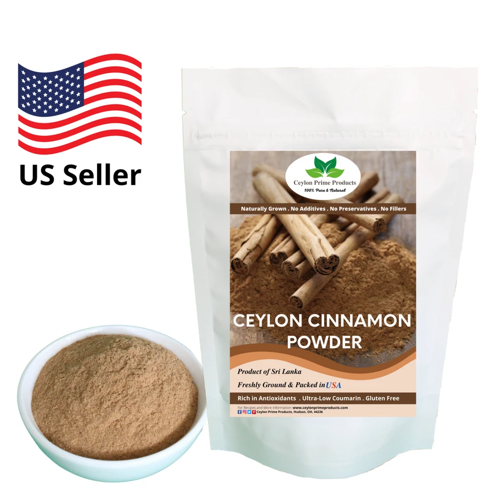 Ceylon Cinnamon Powder | Freshly Ground | C5 grade from Sri Lanka |Packed in USA - Image 1 of 4