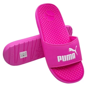 MSRP $48,99 NUOVI CON ETICHETTE PUMA COOL CAT DONNA KNOCKOUT ROSA SLIP ON SLIDES SANDALI TAGLIA 10 - Foto 1 di 6