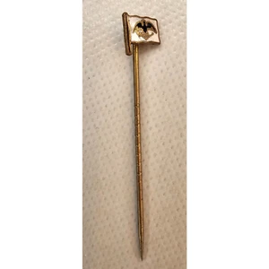 Vintage Enamel Eagle Flag Pin - Picture 1 of 3