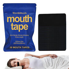 Mouth Tape 30Pcs/box Anti-snoring Mouth Seal Tape Stop Snoring Relieve Breathing