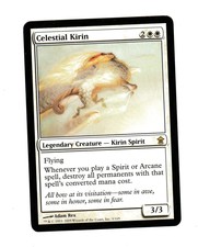 1x Celestial Kirin EX Saviors of Kamigawa Magic 1x x1