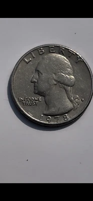 1978-D Washington Quarter Filled D, Estate Sale, FREE SHIP - Image 1 of 3