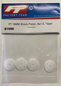 Associated Factory Team 16mm Tapered Pistons 6x1.5 for RC8B4.1 RC8B4.1e 81598 - Picture 1 of 2