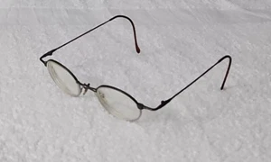 Unbekannte ovale Designer Brille Brillengestell 43 [] 20 130 Zinn/ Grau - Bild 1 von 6