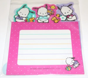VINTAGE LOT 1995 SANRIO POCHACCO STATIONERY STATIONARY 5 SHEETS - Picture 1 of 2