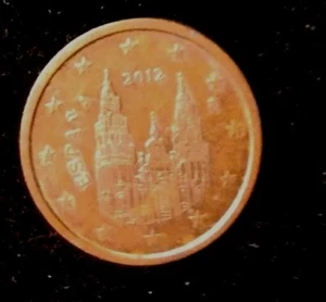 Spanish Euro 2 Cent Circulated Coin( 3 Coins );YRS:2004, 2011 & 2012 - Picture 1 of 6