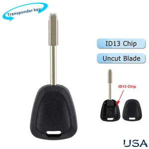 PARA Jaguar XJR XJS XK8 XKR Transpondedor Sin Cortar Chip Llave Hoja en Blanco + Chip ID13 - Imagen 1 de 7