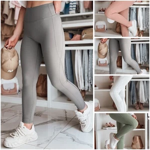Damen Sport Leggings Yoga Gym Hose Laufhosen Jogginghose Sporthosen DSTREET - Bild 1 von 17