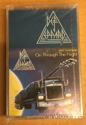 DEF LEPPARD - ON THROUGH THE NIGHT (1992) SEALED CASSETTE MADE IN TURKEY - Image 1 of 2
