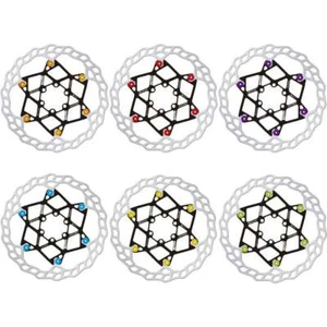 Galfer Wave Disco Galleggiante Rotore 6 Bulloni - Tutti i Colori MTB 180 203mm Spessore 2mm - Foto 1 di 7