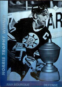 1991-92 Upper Deck #AW5 Ray Bourque Award Winner Holograms Boston Bruins 4 - Picture 1 of 2