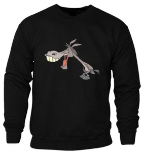 Hilarious Donkey Funny Cartoon Animal Trendy Unisex Sweatshirt Jumper Pullover - Picture 1 of 3