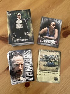 2018 Topps The Walking Dead Hunters And The Hunted Complete Set W/ Insert Sets