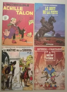ACHILLE TALON, BLUEBERRY, JERRY SPRING, SPIROU ET FANTASIO :4 albums comme neufs - Foto 1 di 12