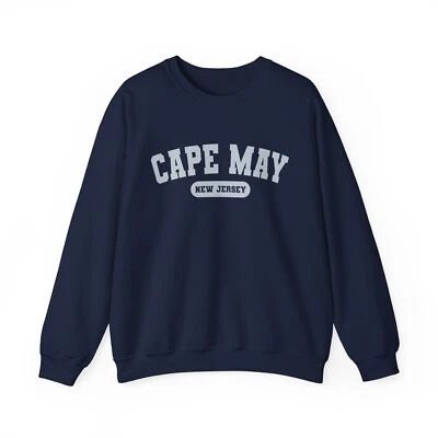 Sudadera Cape May, Nueva Jersey - Acogedora ropa Beach Town de Nueva Jersey - Retro Foto 1 de 4