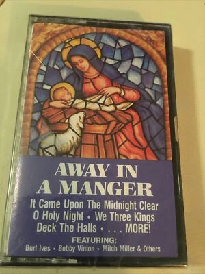 Away In A Manger Cassette 1976 CBS Burl Ives Bobby Vinton Vintage New Sealed - Image 1 of 3