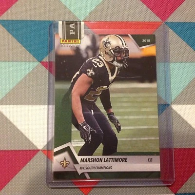 Marshon Lattimore Saints Green 10/10 Made 2018 Panini Instant NFC South Champion - Image 1 of 2