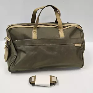 Briggs & Riley 05-1152 Large 21" W Duffle Bag Olive Green w/ new Shoulder Strap - Picture 1 of 18