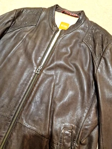 Chaqueta de cuero Hugo Boss para hombre - Imagen 1 de 14