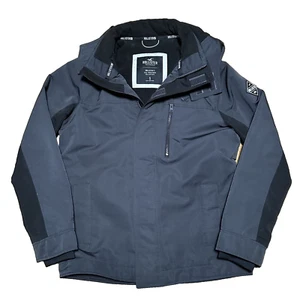 Hollister Men's Black Zip Up Hooded Jacket Adult Size S - Picture 1 of 11