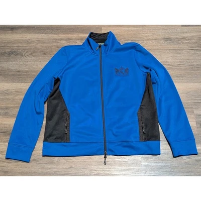 Chaqueta Ralph Lauren Active Track Azul Negro Logo Cremallera Talla Grande LEER Foto 1 de 4