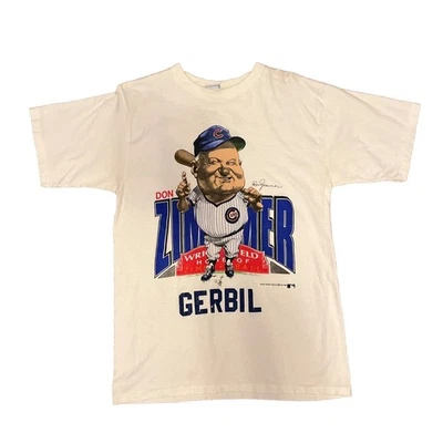 Vintage Chicago Cubs Men’s T-Shirt  1989 Don Zimmer Reprint AN62567 - Image 1 of 2