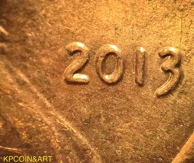 2013 P Lincoln Shiel Cent-"Doubled Die Obverse Variety"-(WDDO-008)-AU/RED-Beauty - Image 1 of 4