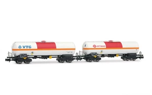 Arnold HN6634, 2tlg. Set Chlor-Kesselwagen, VTG, Ermewa, SNCF, Neu & OVP, N - Bild 1 von 1