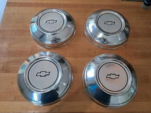 1970-1991 Chevy Impala Monte Carlo Caprice Police Taxi Poverty Dog Dish Hubcaps - Picture 1 of 17