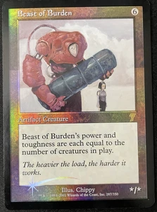 Lámina Beast of Burden 7ª edición casi nueva 2001 muy rara - Magic The Gathering de colección - Imagen 1 de 3
