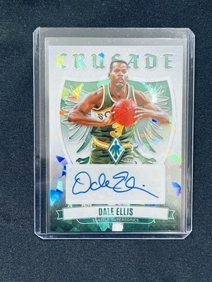 2023-24 Panini Phoenix Crusade Signatures White Ice/49 Dale Ellis #CS-DEL automático Foto 1 de 2