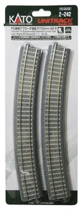 Kato HO Gauge PC Curved Approach Track R730 – 22.5 Left, Right, Each, 3-Pack, 2 - Picture 1 of 1