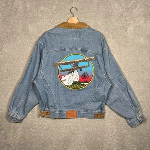 Rare Vintage DELTA AIRLINES BLUE JEANSJACKE Medium - Bild 1 von 14
