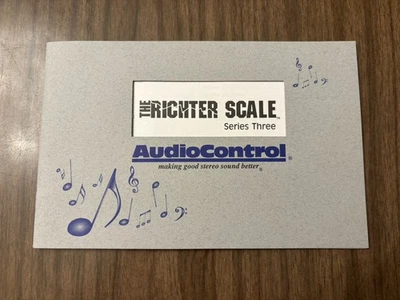 Audio Control Richter Escala Serie Tres Ecualizador/Analizador Manual del Propietario Foto 1 de 2