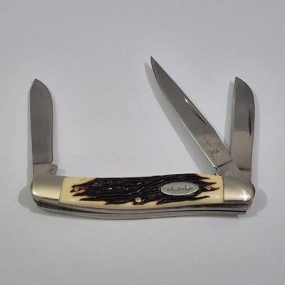 Elk Ridge 3 Blade Everyday Folding Pocket Knife Vintage - Image 1 of 4
