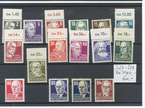 DDR Michelnummer 327-341 postfrisch - Bild 1 von 1