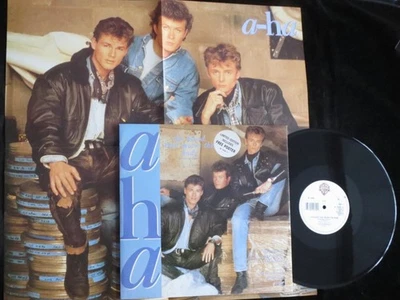 A-Ha - The Blood That Moves The Body - 1988 12" EP with Large Poster, Near Mint - Image 1 of 4