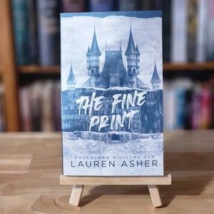 The Fine Print by Lauren Asher OOP Indie Publishing Dreamland Billionaires #1 - Picture 1 of 6
