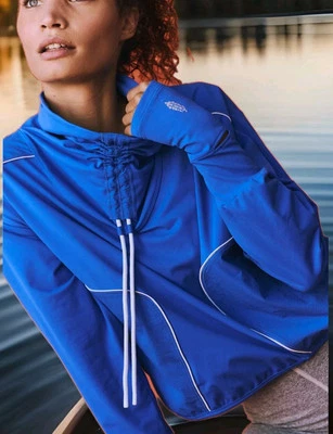 Top Pullover Free People Movement Large Act Capas Rápidas Azul Colbalto Nuevo con Etiquetas $148 Foto 1 de 4