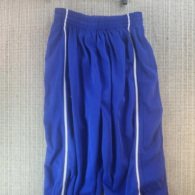 Kansas Jayhawks Pants Womens Large Blue NCAA Basketball Adidas Warm Up Track - Image 1 of 4