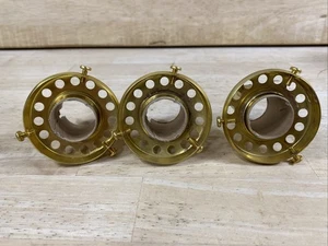 Light Lamp Shade Holder UNO Part 2-1/4" Fitter Gold Brass Tone SET OF 3 - Picture 1 of 7