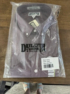 Duluth Trading Co Wrinkle Fighter Hemd Langarm Herren Large - Bild 1 von 6