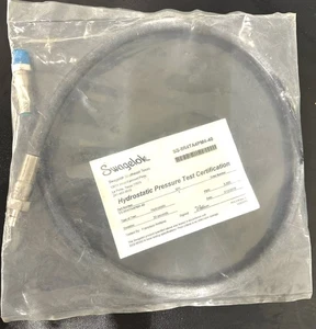 QTY:1 ~NEW~ SWAGELOK P.N.: SS-8R4TA4PM4-40 , HYDROSTATIC PRESSURE HOSE 5000 PSIG - Picture 1 of 1