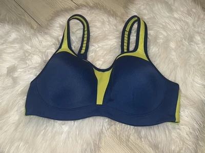 Sujetador con aros forrado Wacoal Lindsey Sport Contour para mujer 36D azul lima 853209 Foto 1 de 4