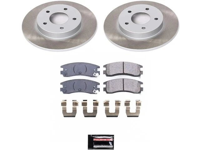 Kit de pastillas de freno trasero y rotor para Cadillac DeVille 1998 1997-1999 FZ195PJ Foto 1 de 1