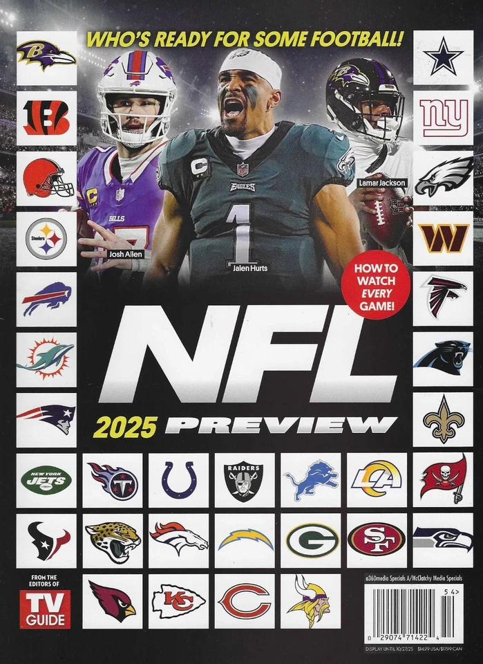 TV Guide presents NFL 2025 Preview - Image 1 of 1