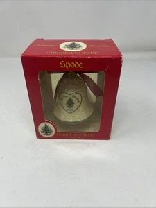 Spode Porzellan Our First Christmas durchbohrte Glocke Ornament 2008 neu in Box - Bild 1 von 8